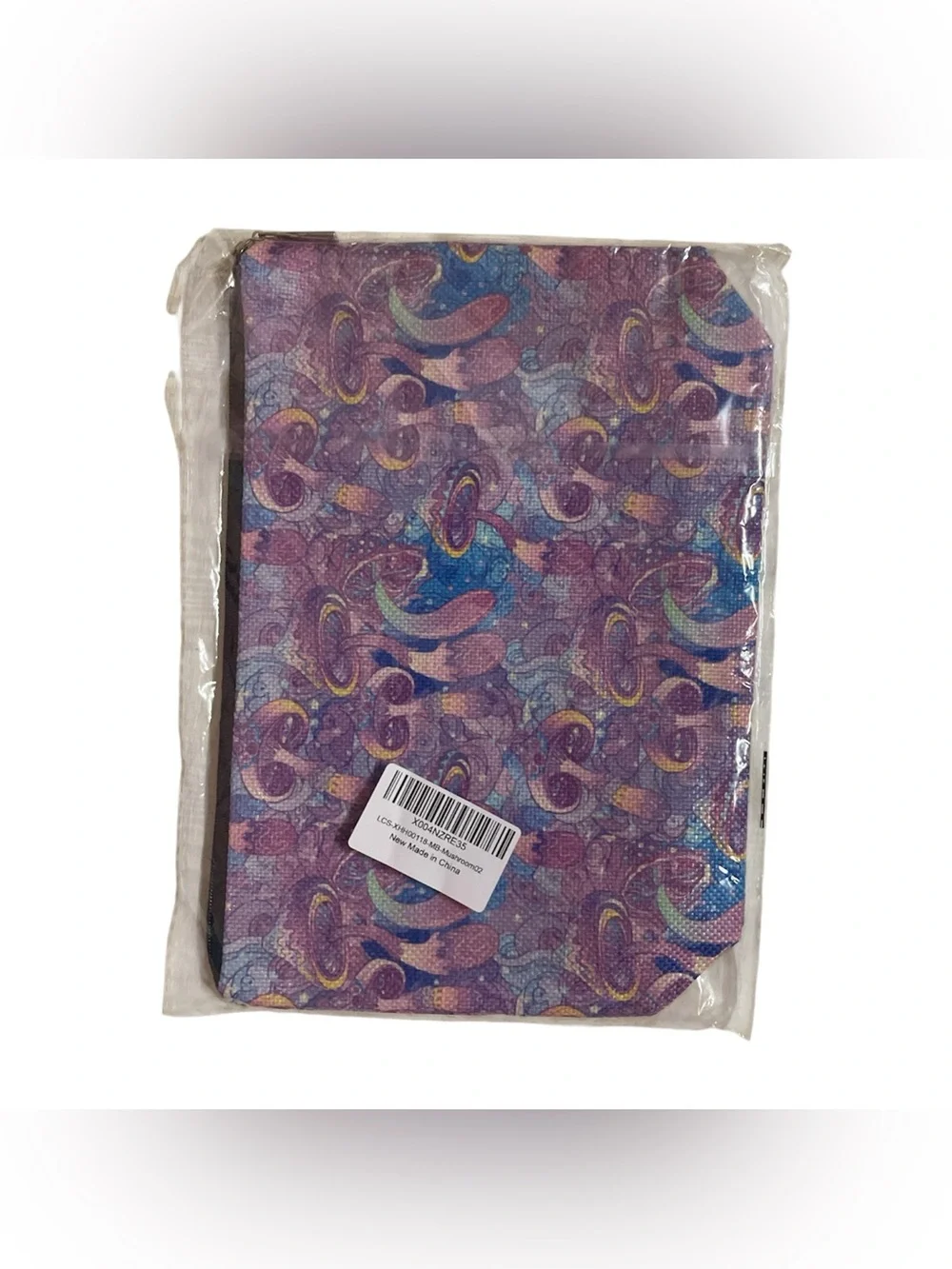 Purple Mushrooms Design Cosmetic Bag